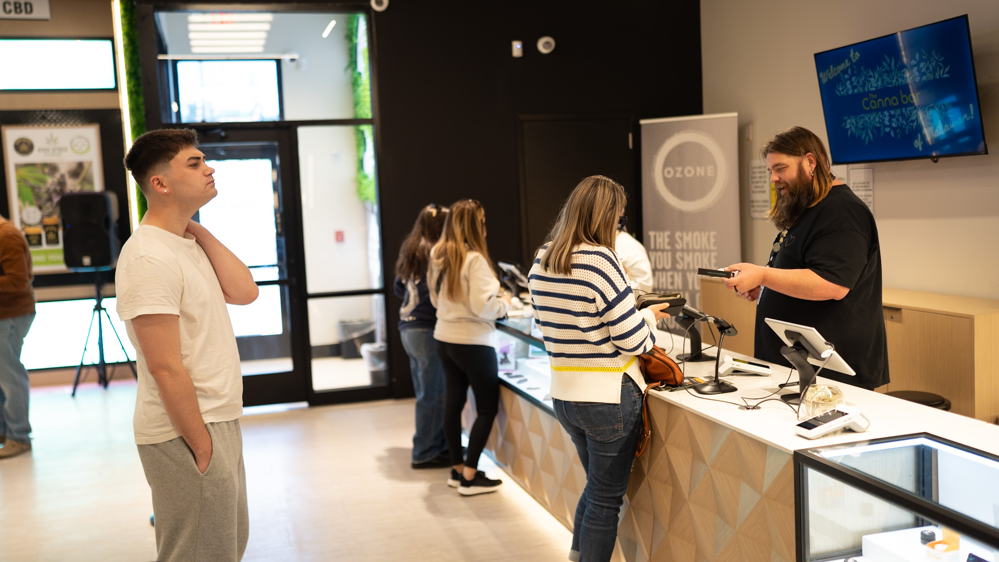 Inside The Canna Bar dispensary in Matawan, New Jersey