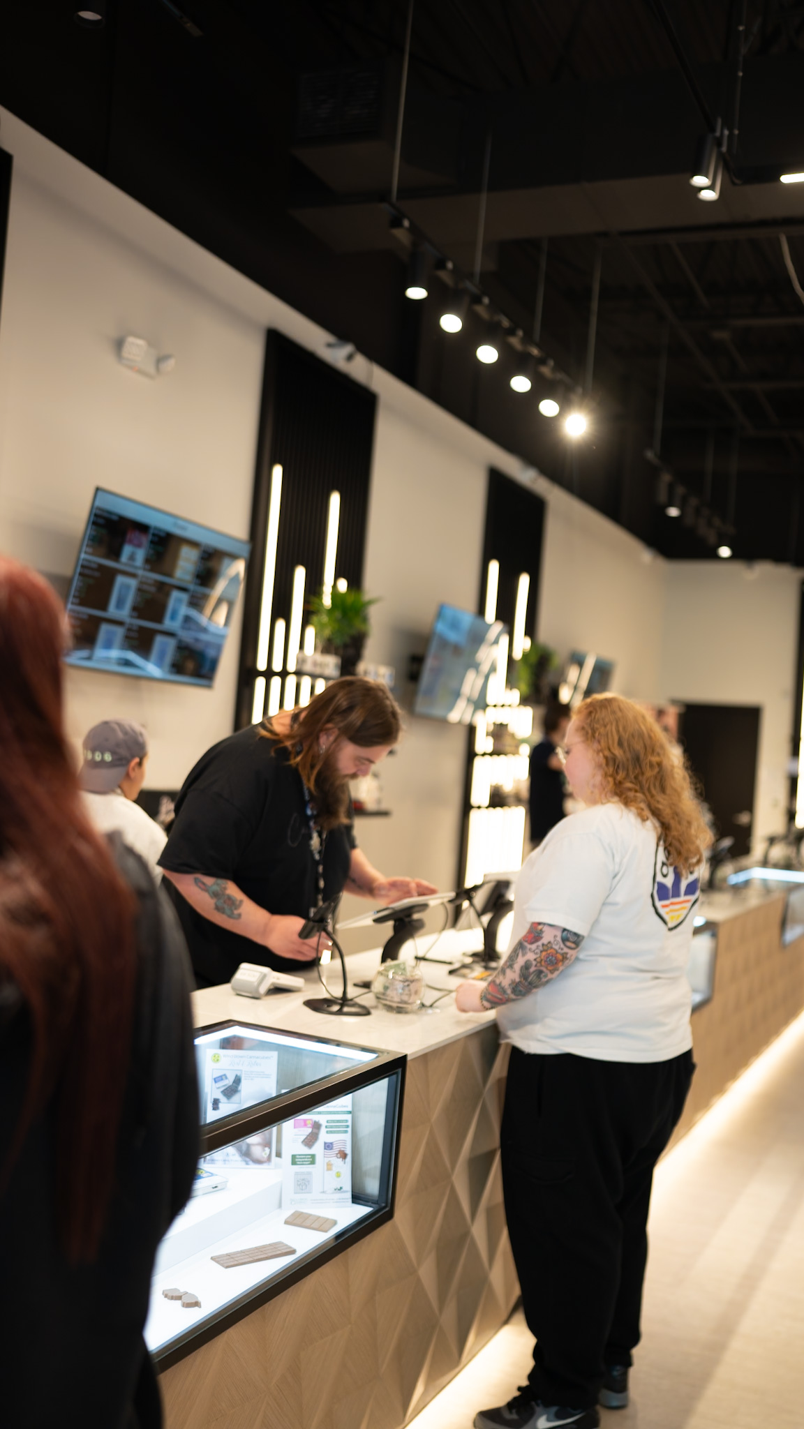Shopping at The Canna Bar dispensary
