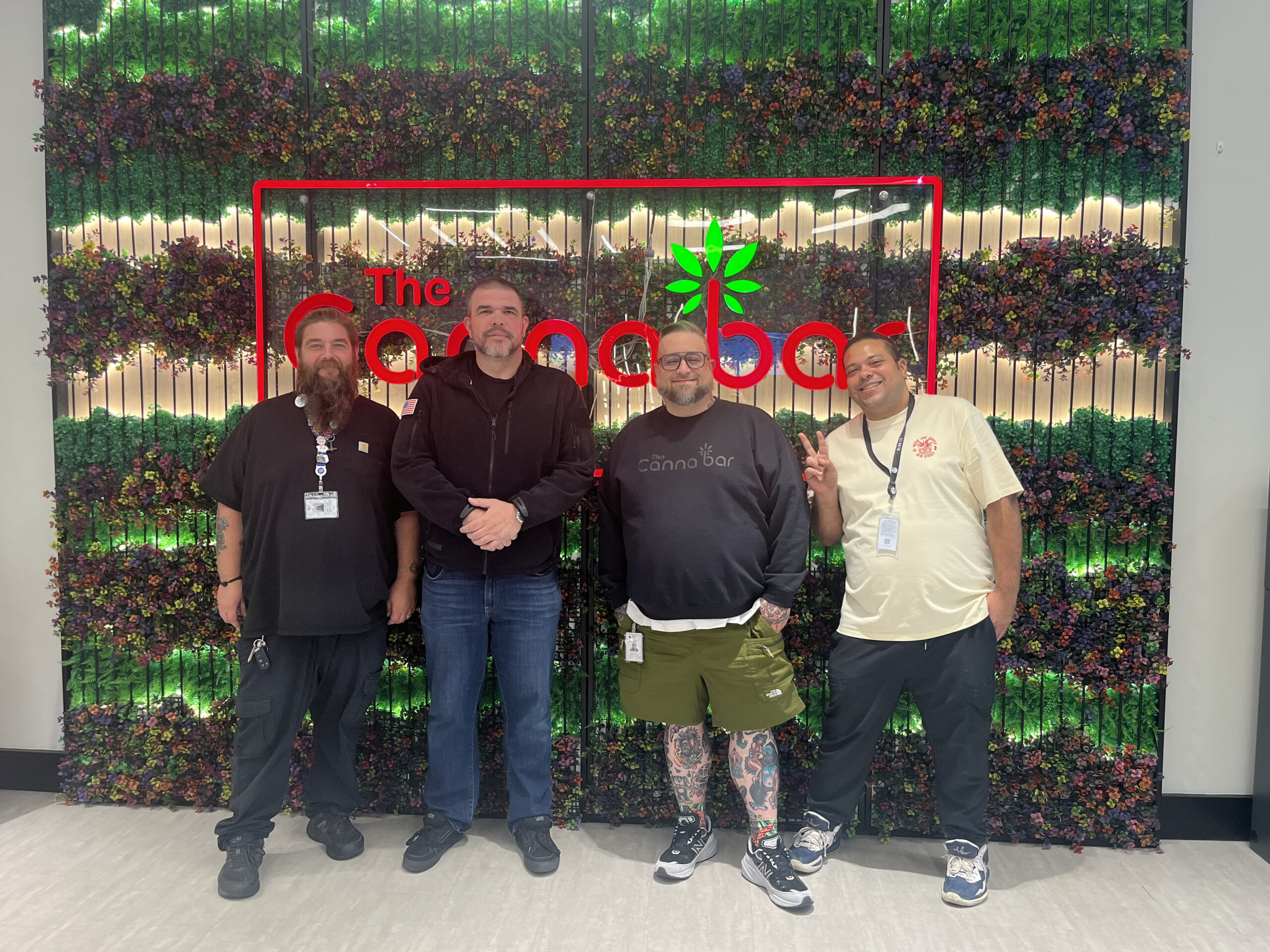Veterans visiting Cannabar dispensary in New Jersey showing community support