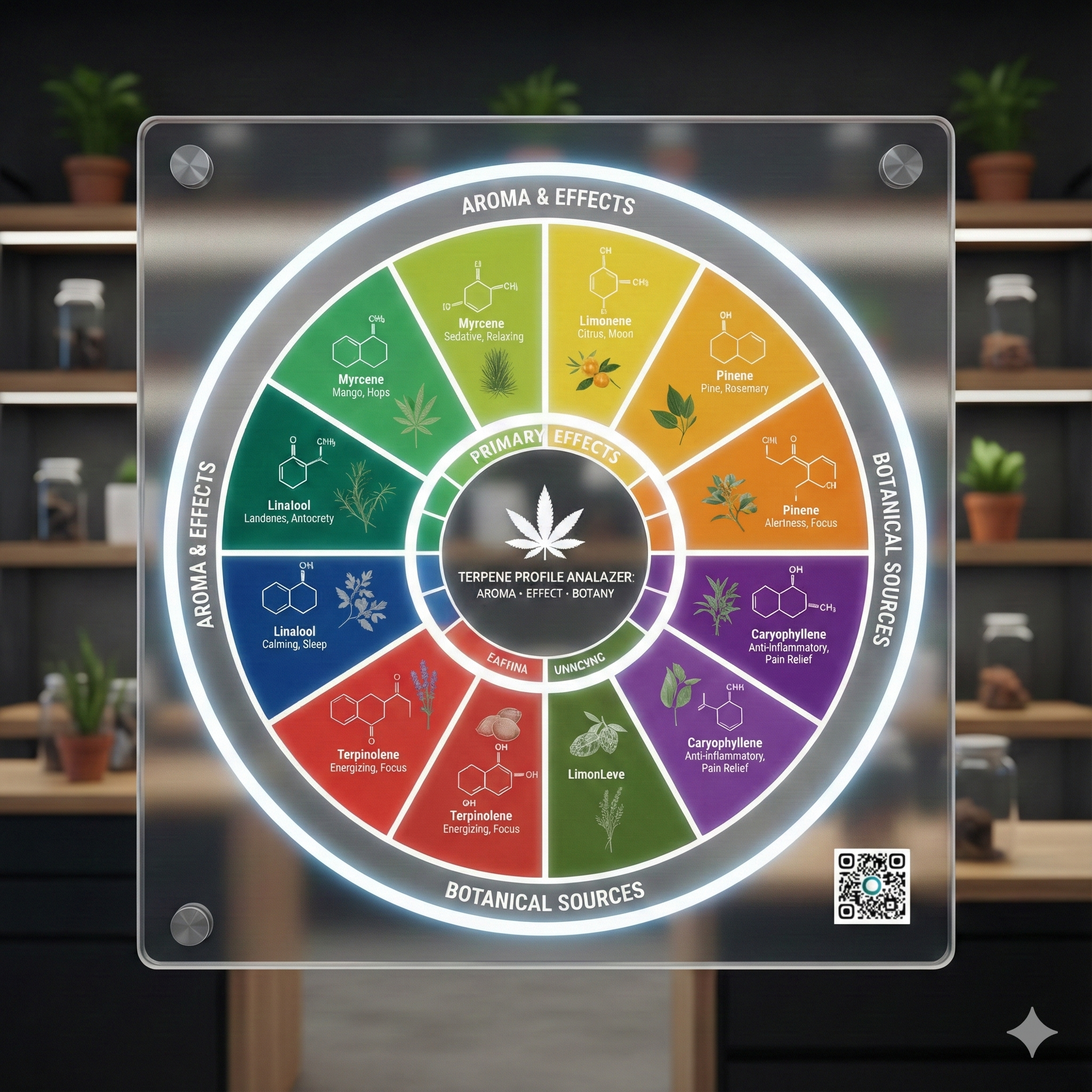 cannabis terpene wheel